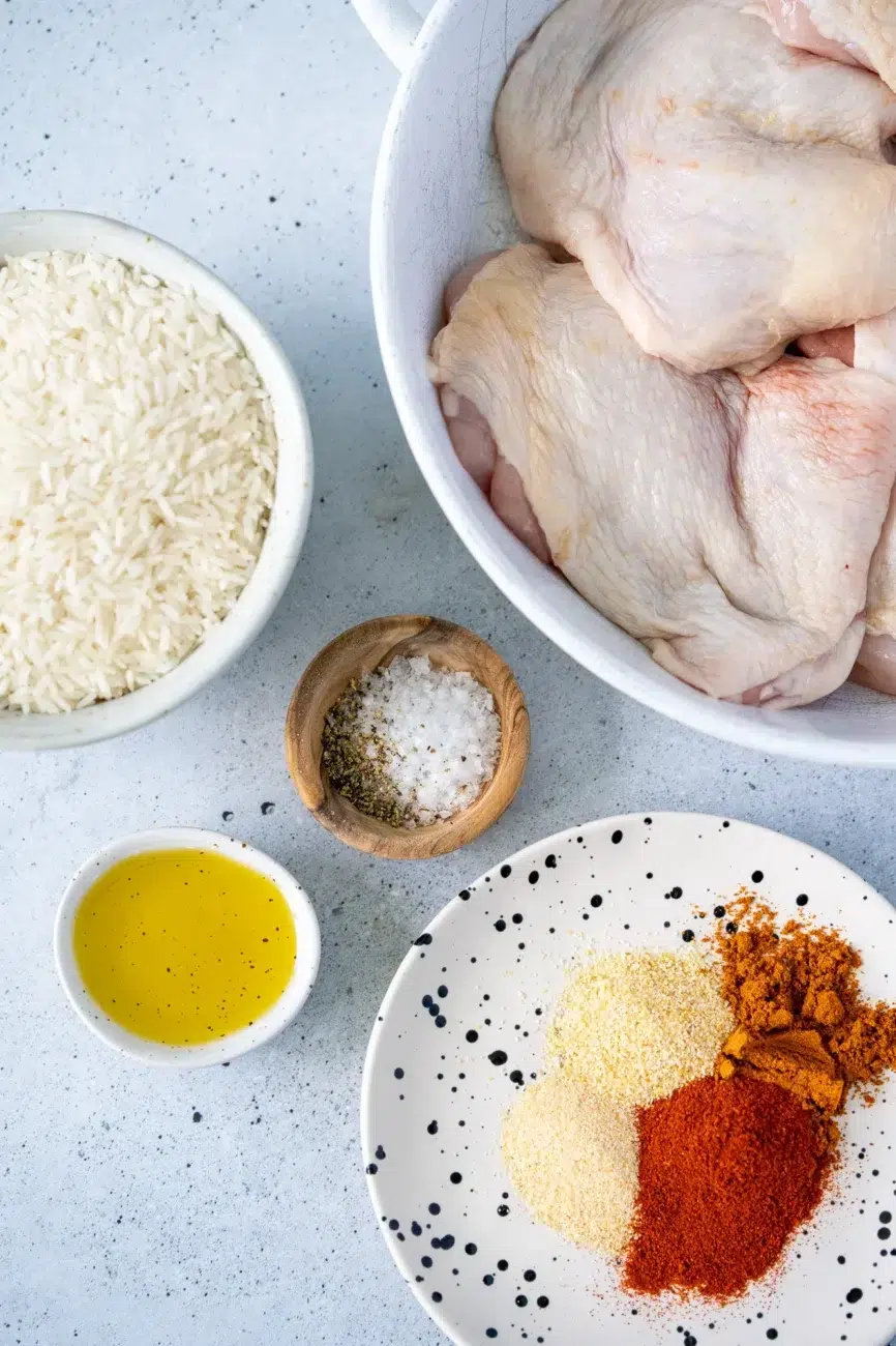 One-pan Peanut Chicken and Rice Recipe Ingredients