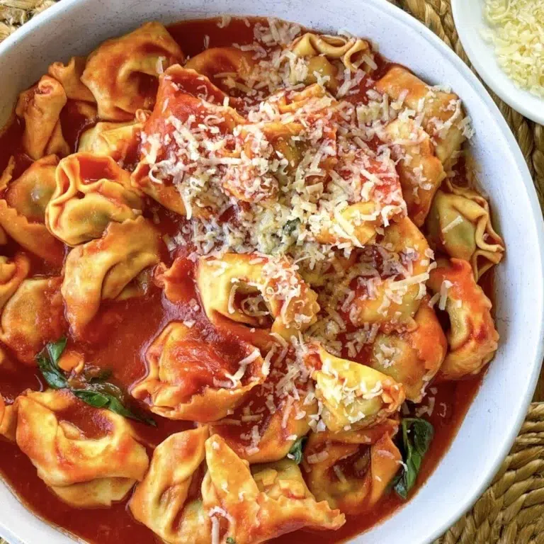 Spinach and Ricotta Tortellini Recipe